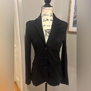 Lightweight competition Dada Sport jacket in microperforated fabric, black, Sz S